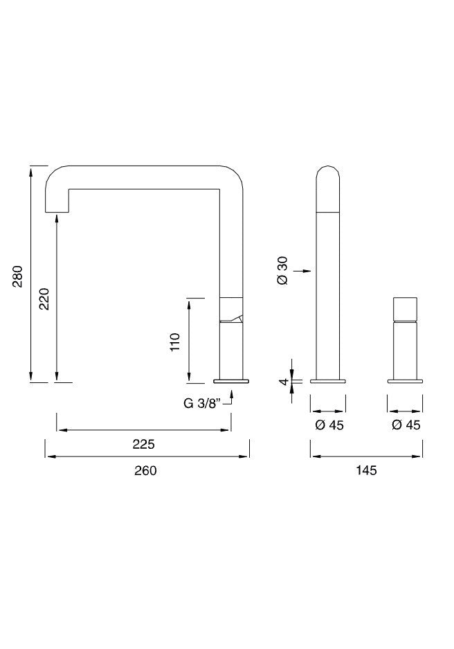 Grifo Cocina Cartesio H28