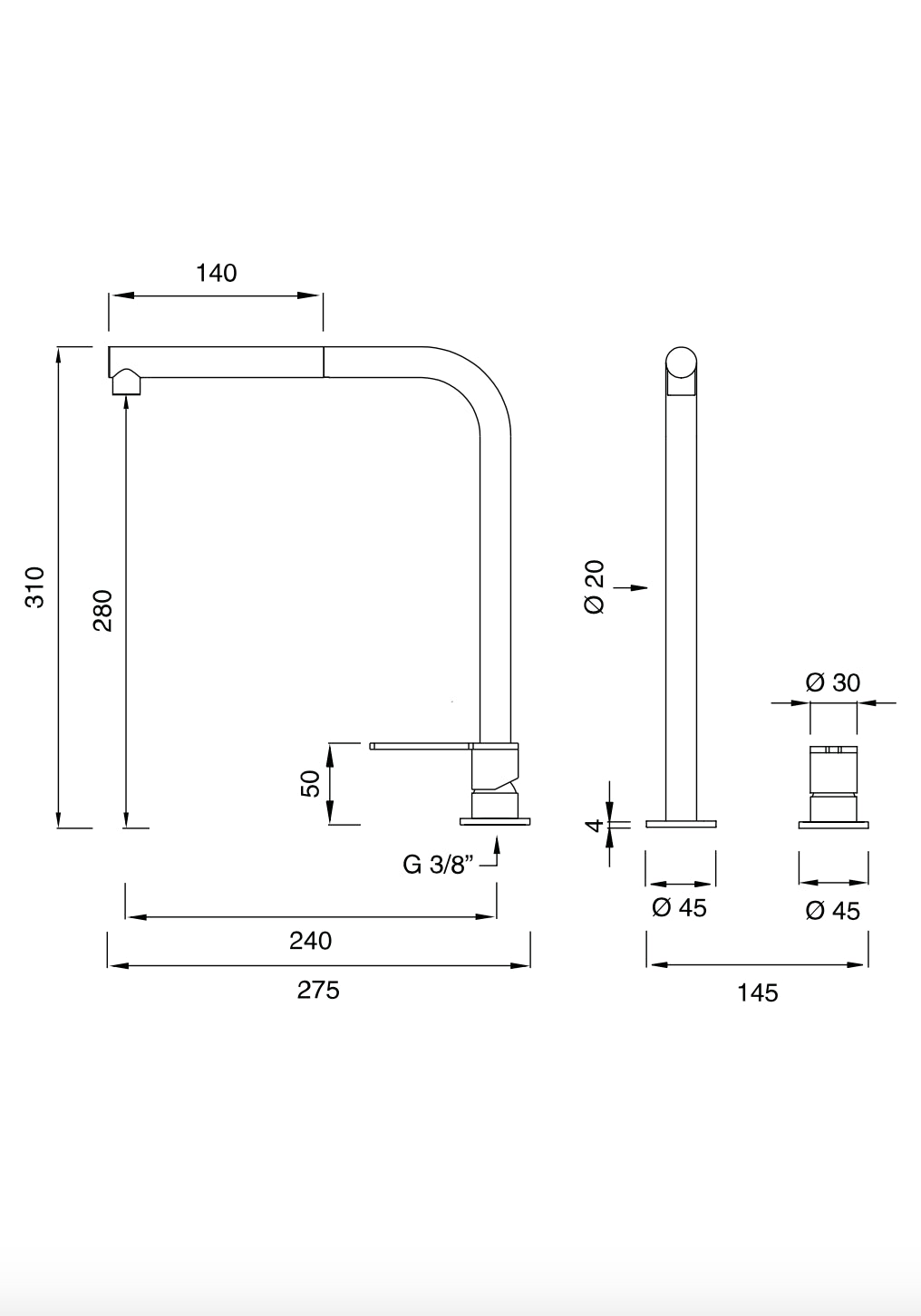 Grifo Cocina Innovo H31