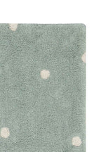 Alfombra Lavable | Mini Dot Blue Sage