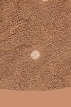 Alfombra Lavable Redonda | Dot Chestnut