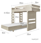 Cama Alta F Blanca