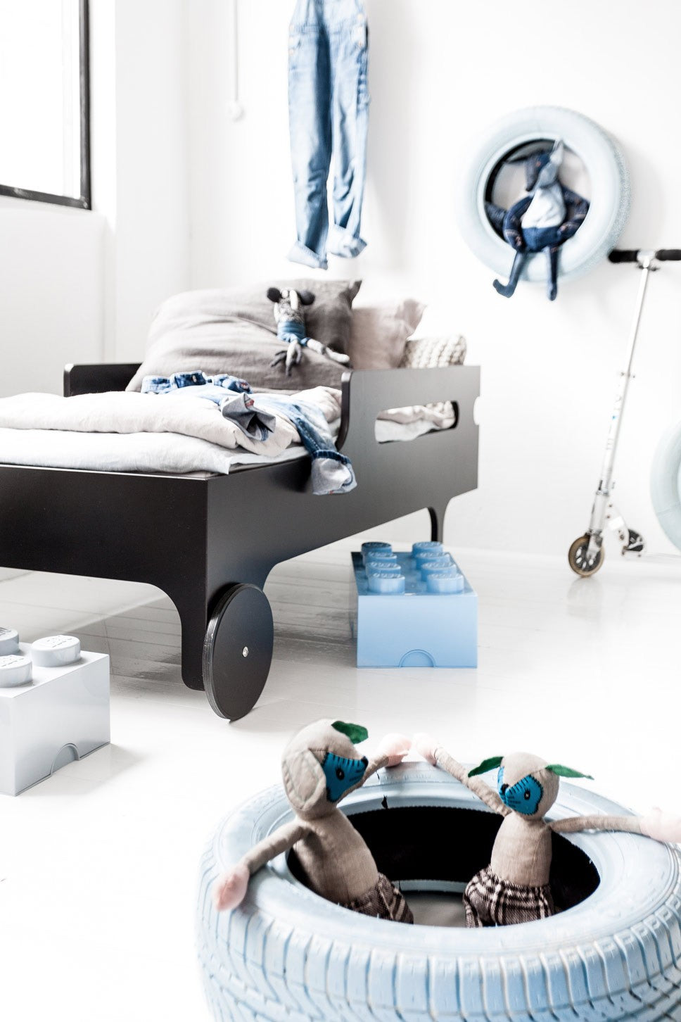 Cama Infantil R Negra