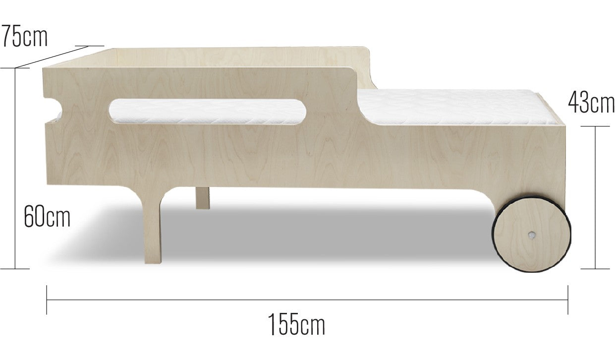 Cama Infantil R Negra