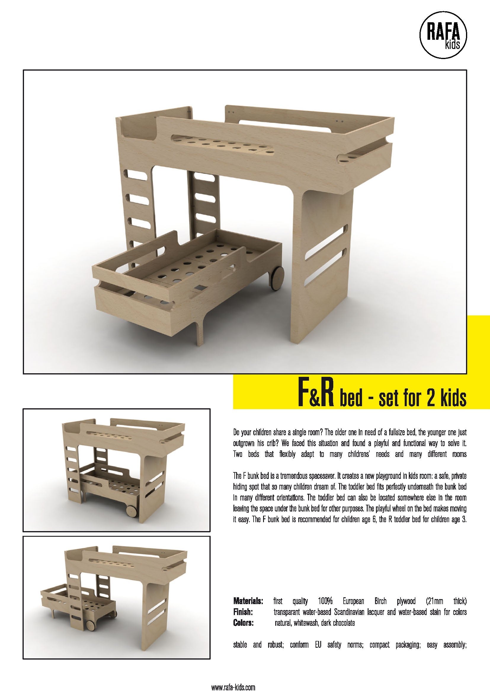 Cama Infantil R Blanca