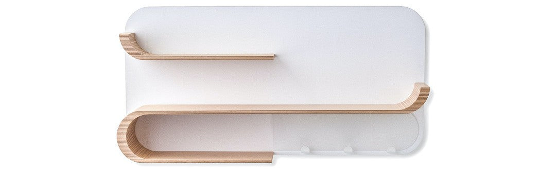 Estante M Natural-blanco