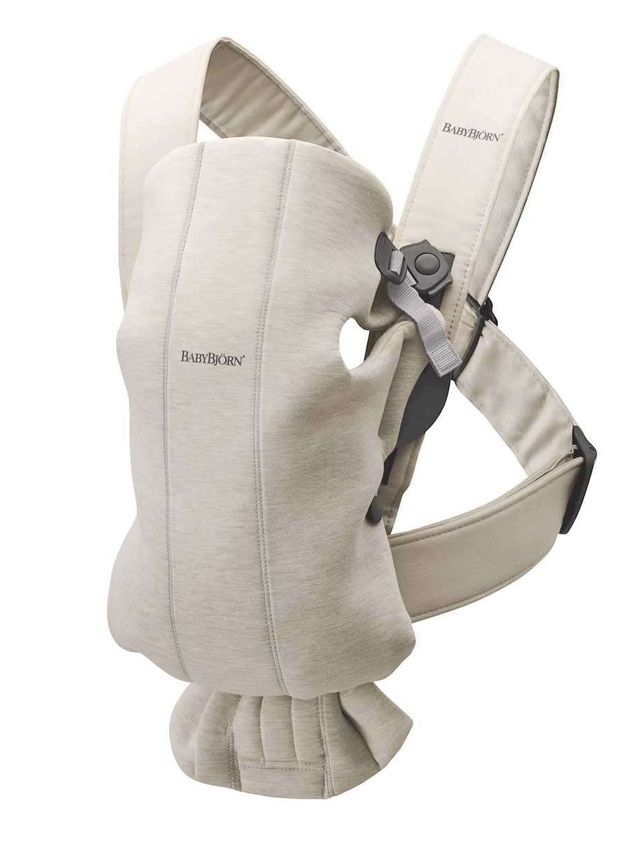 Mochila porta bebé | Mini Jersey 3D Beige Claro