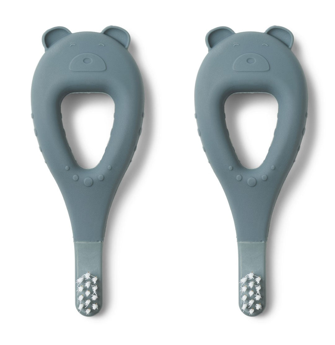 Pack 2 cepillos dientes Janelle Whale blue