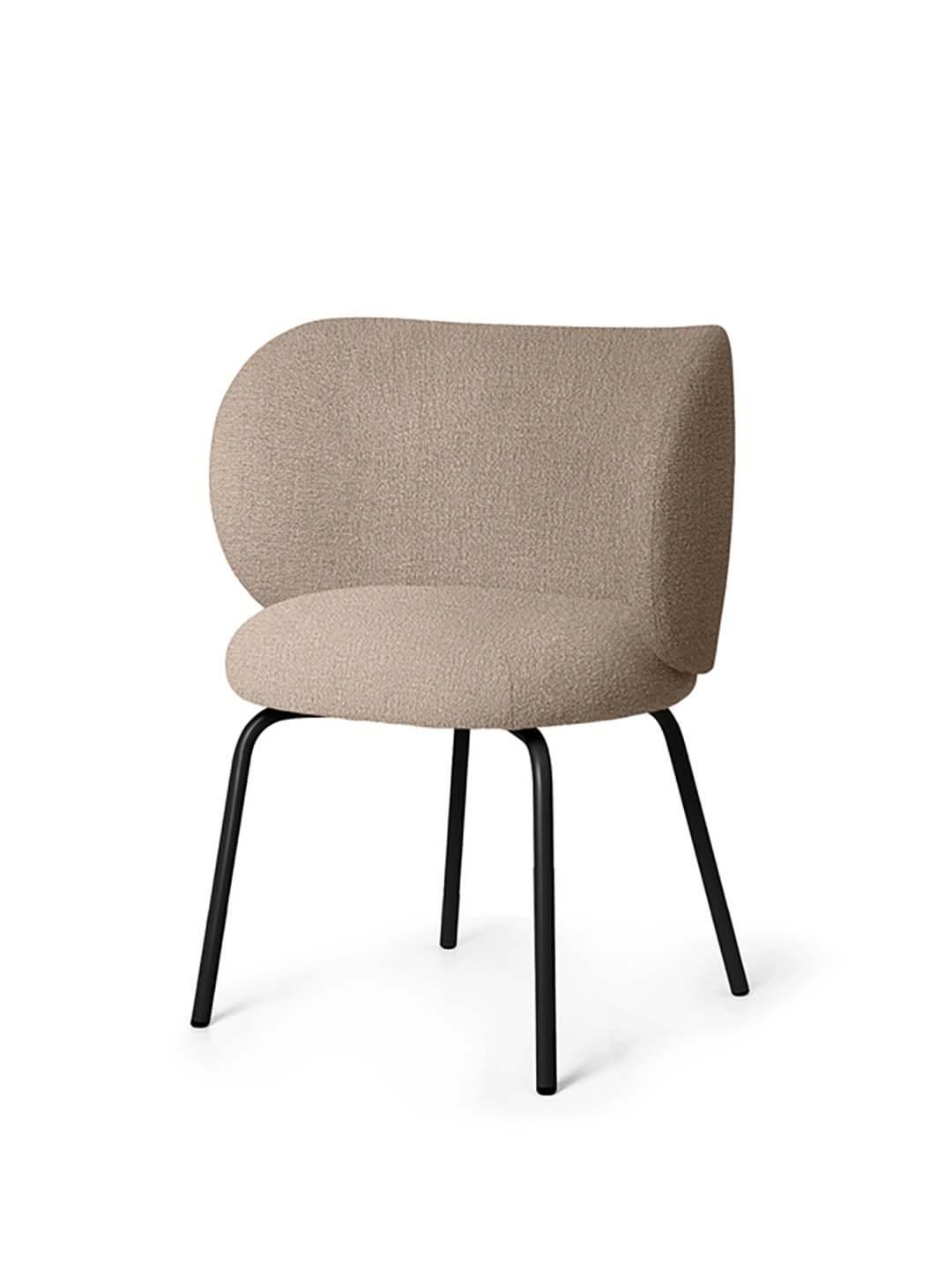 Rico Chair, Fixed Legs, Cachemer Finish