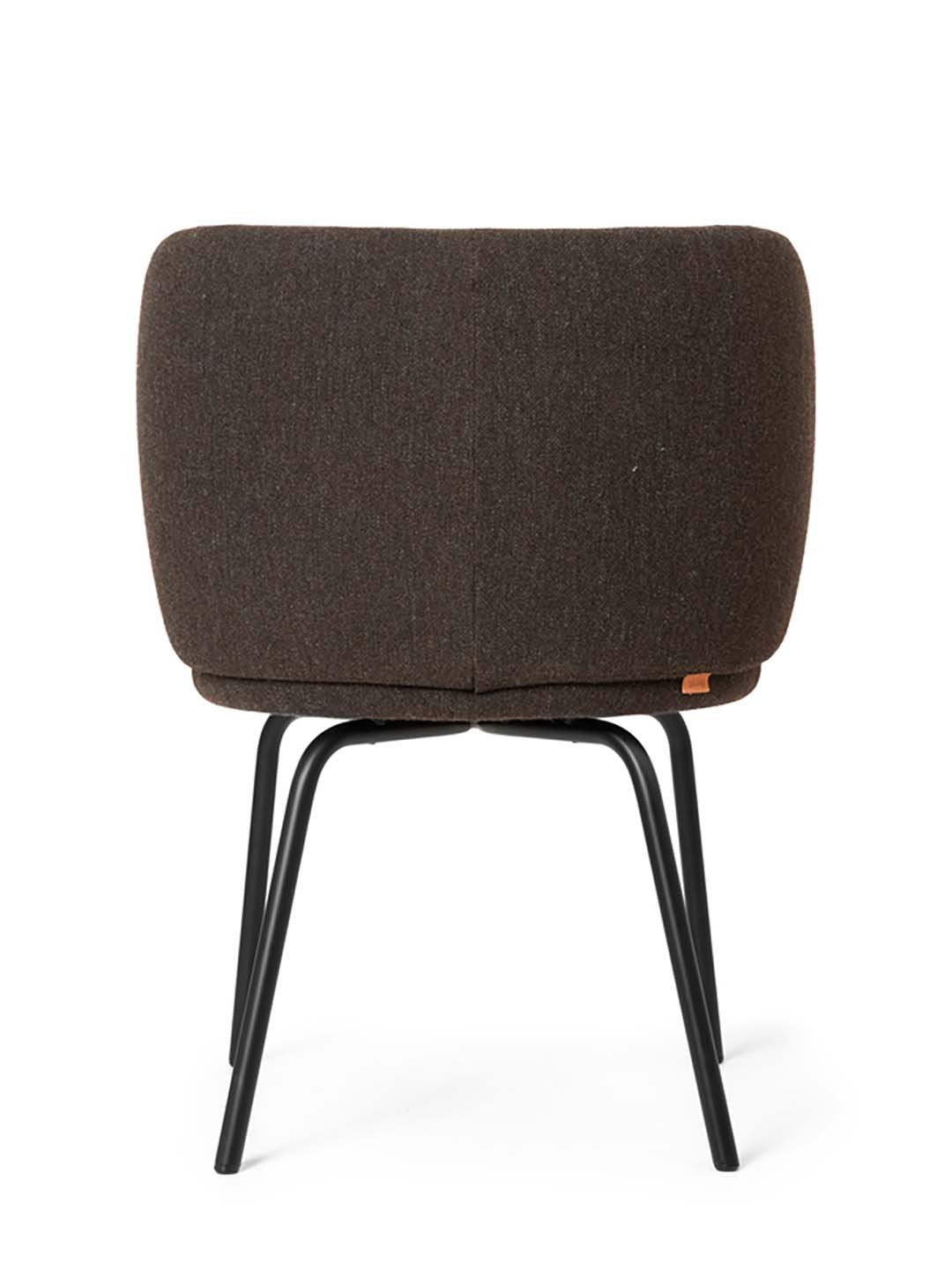 Rico Chair, Fixed Legs, Cachemer Finish