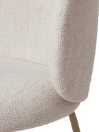 Rico Chair, Fixed Legs, Cachemer Finish