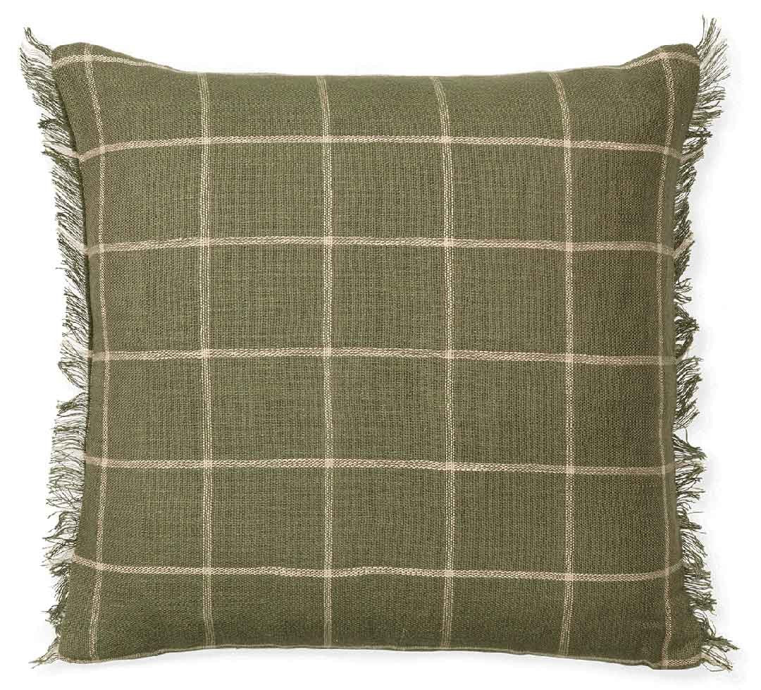 Cojín Calm Olive/Off White 50x50