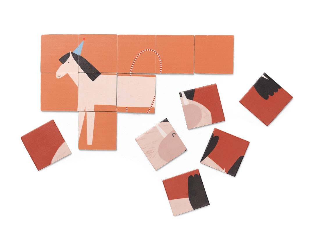 Puzzle 2 Caras Morsa/Caballo