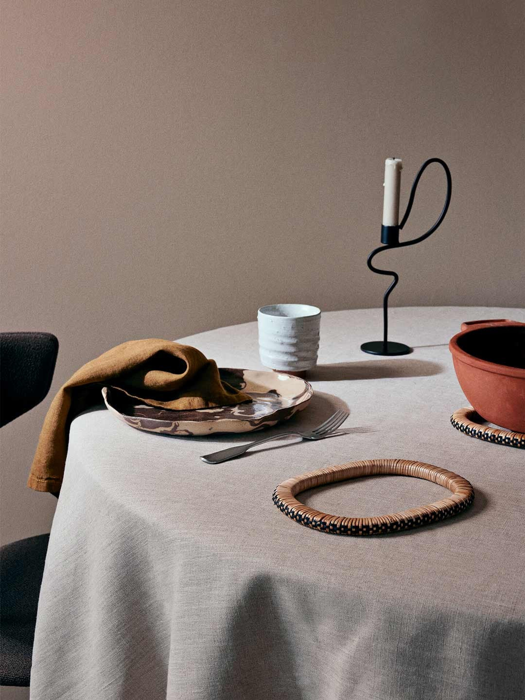 Ryu Ceramic Plate Ø26