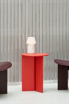 Slit Oak Side Table Ø35