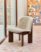 Silla Chisel Lounge tapizada