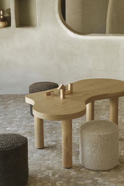Puf infantil - Mesa infantil modular orgánica - Oveja