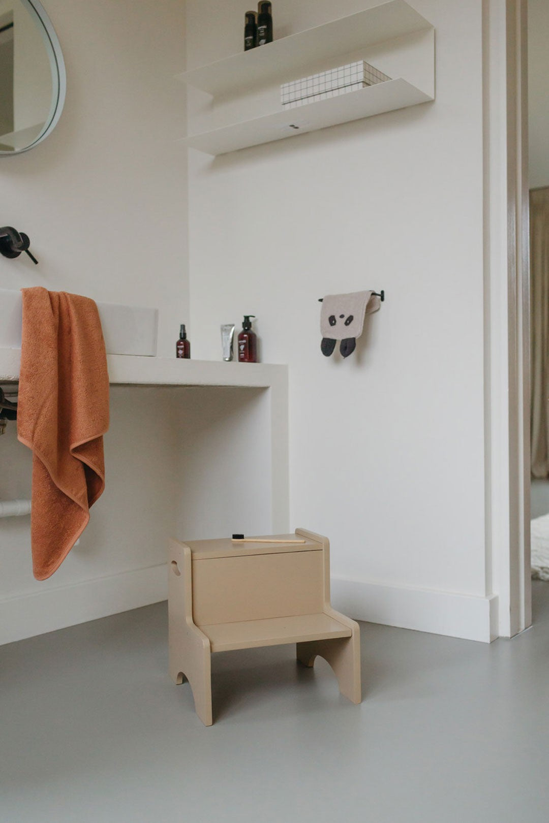 Taburete Step Up Beige