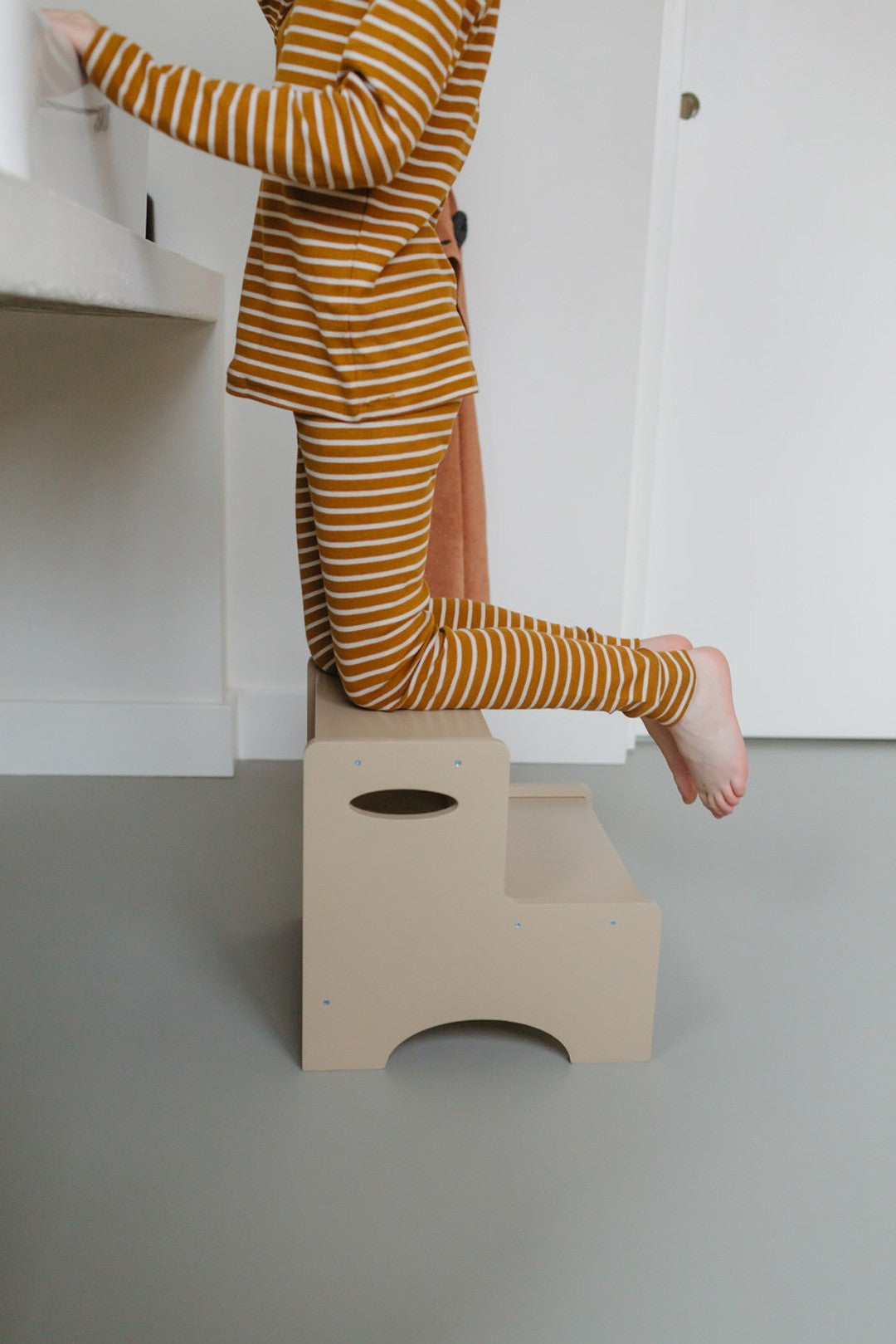 Taburete Step Up Beige