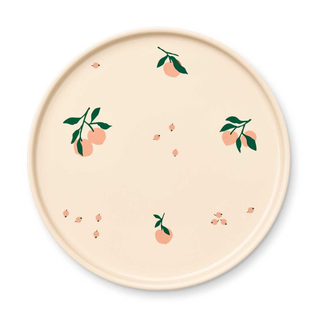 Assiette en porcelaine Ophrah Peach/Sea Shell