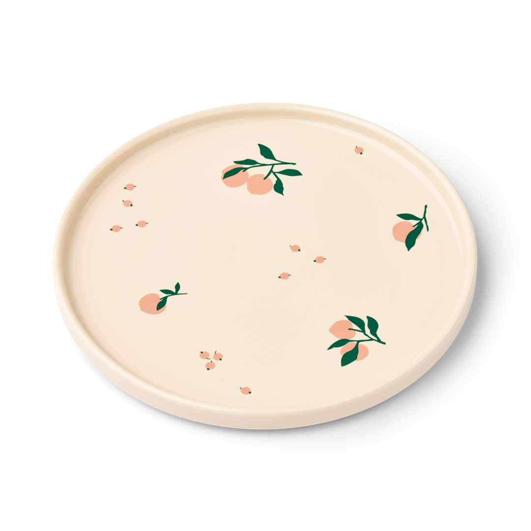 Assiette en porcelaine Ophrah Peach/Sea Shell