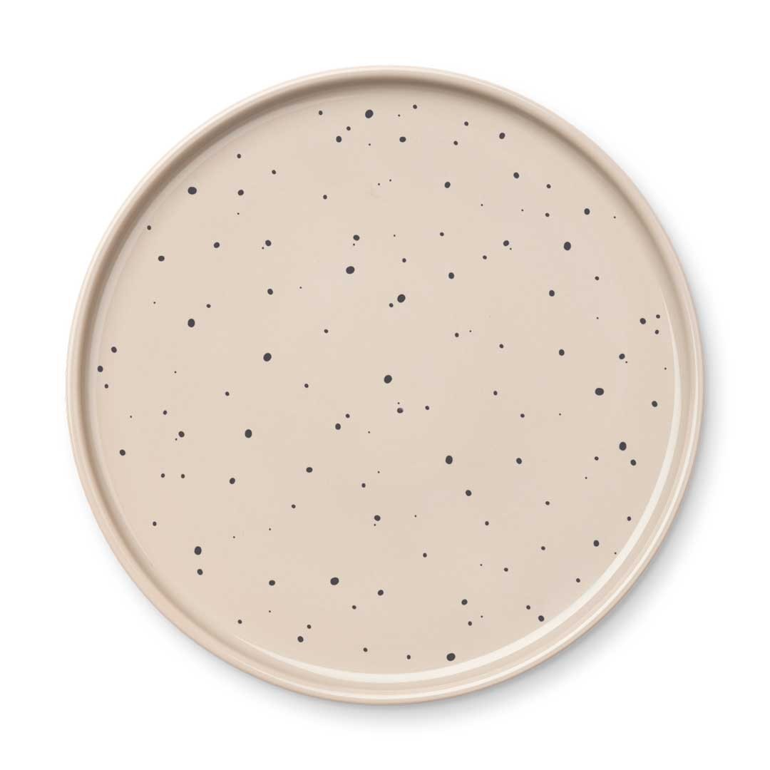 Assiette en porcelaine | Ophrah Splash Dots/mist