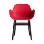 silla-brazos-form-rojo-brillante-patas-madera-17900