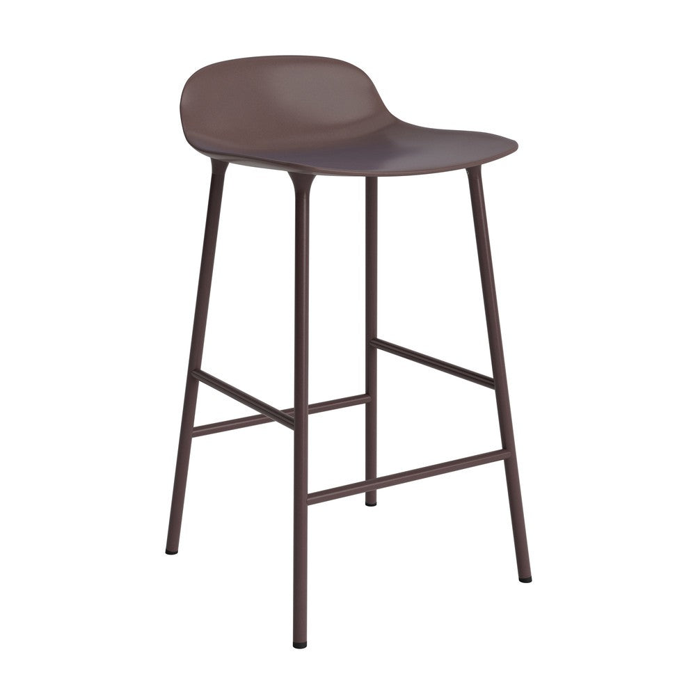 taburete-form-marron-patas-metal-65cm-17911