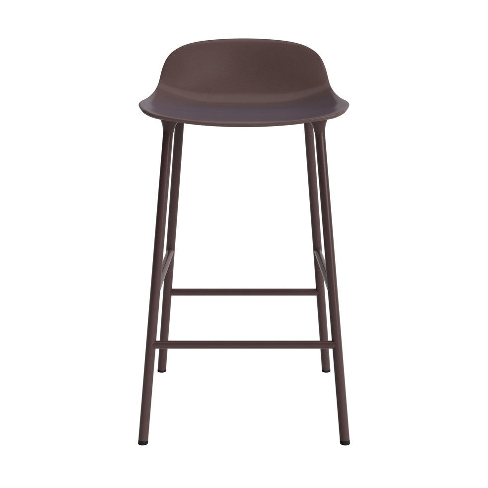 taburete-form-marron-patas-metal-65cm-17911
