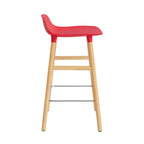 taburete-form-rojo-brillante-patas-madera-65cm-17919