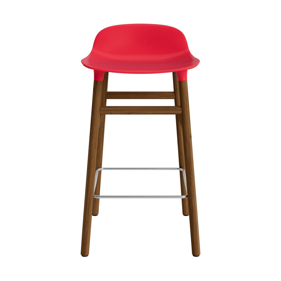 taburete-form-rojo-brillante-patas-madera-65cm-17919