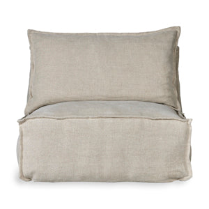 Sillón de descanso de lino