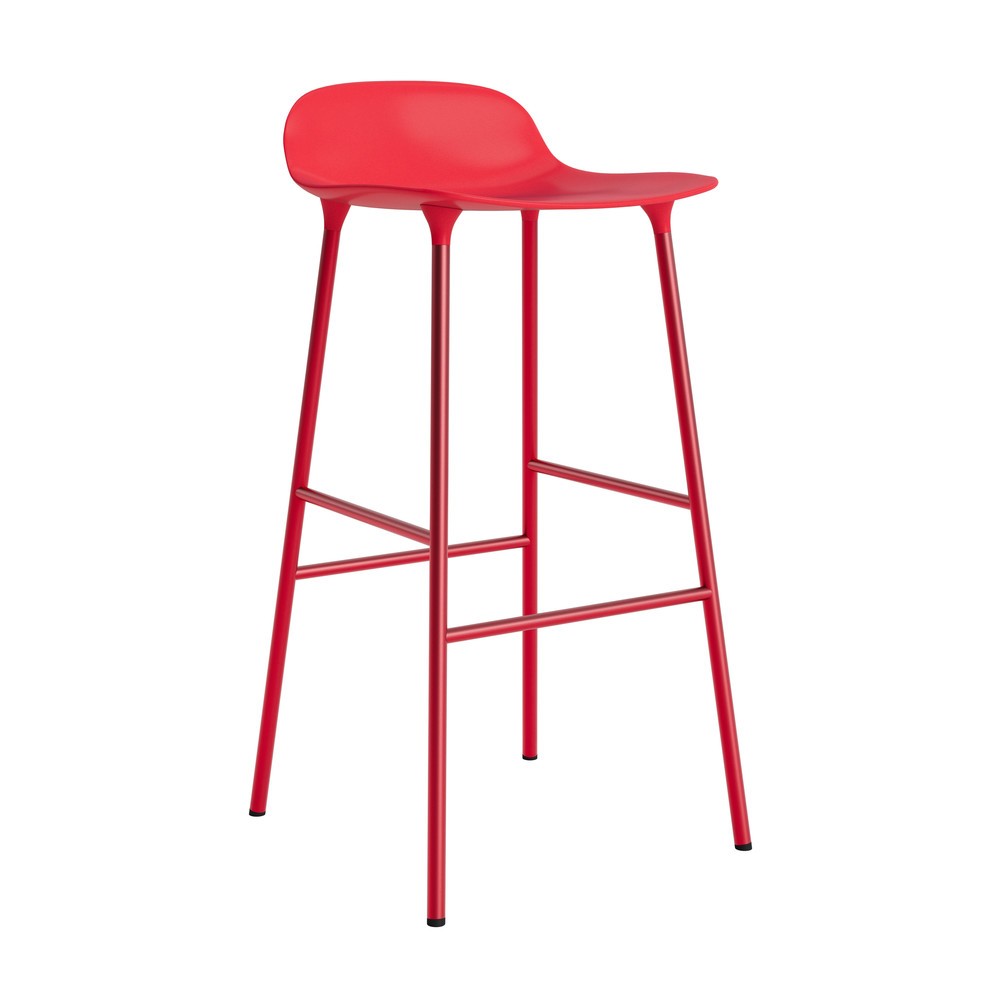 taburete-form-rojo-brillante-patas-metal-75cm-17932