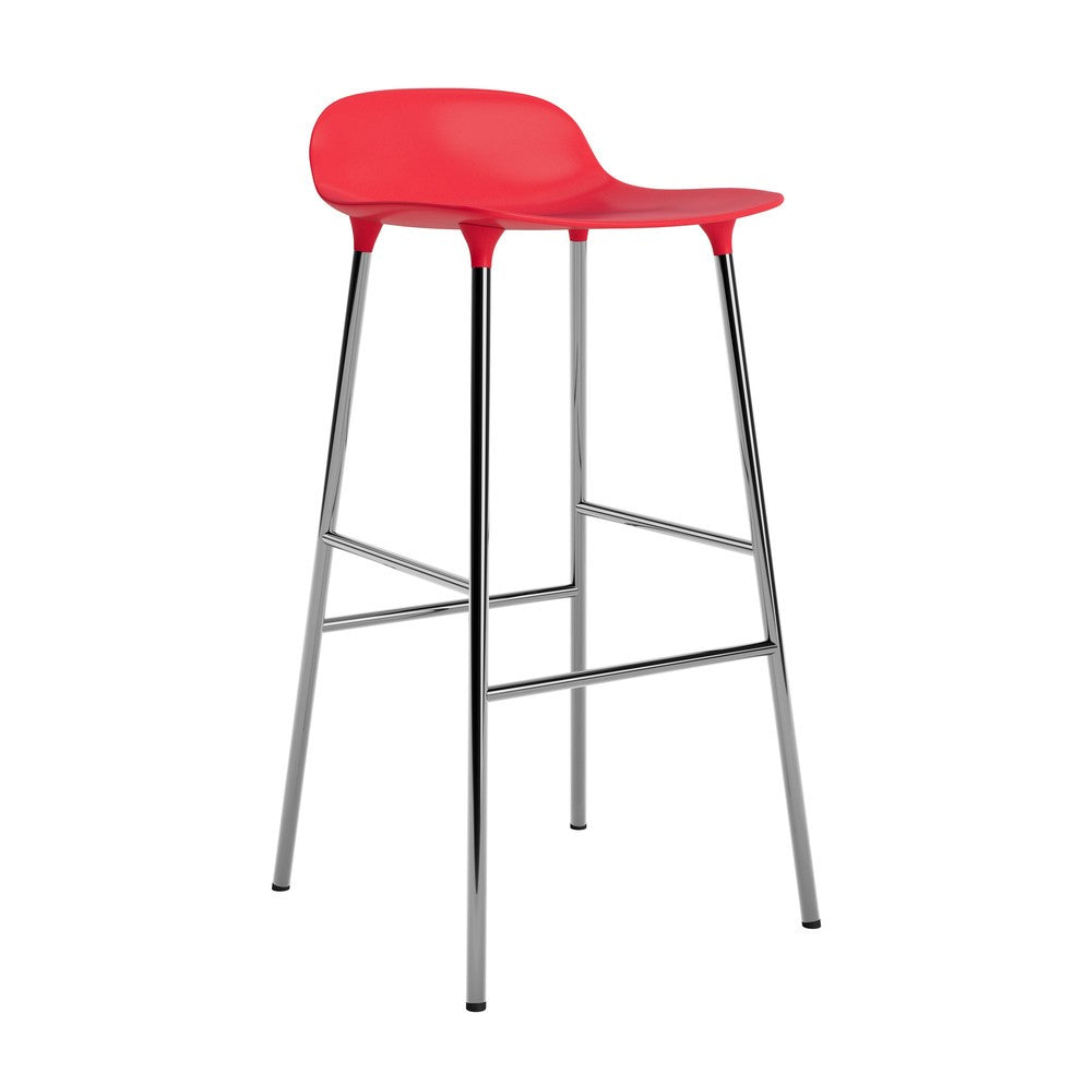 taburete-form-rojo-brillante-patas-metal-75cm-17932