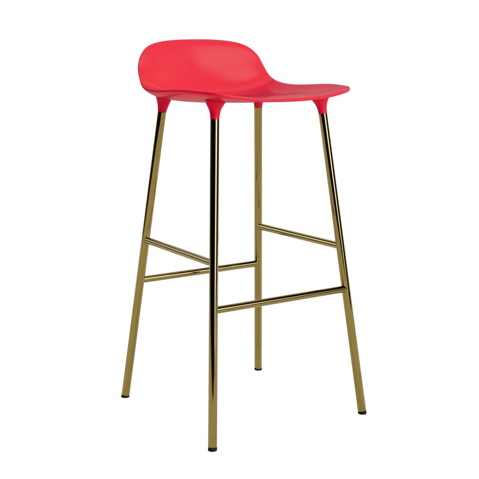 taburete-form-rojo-brillante-patas-metal-75cm-17932