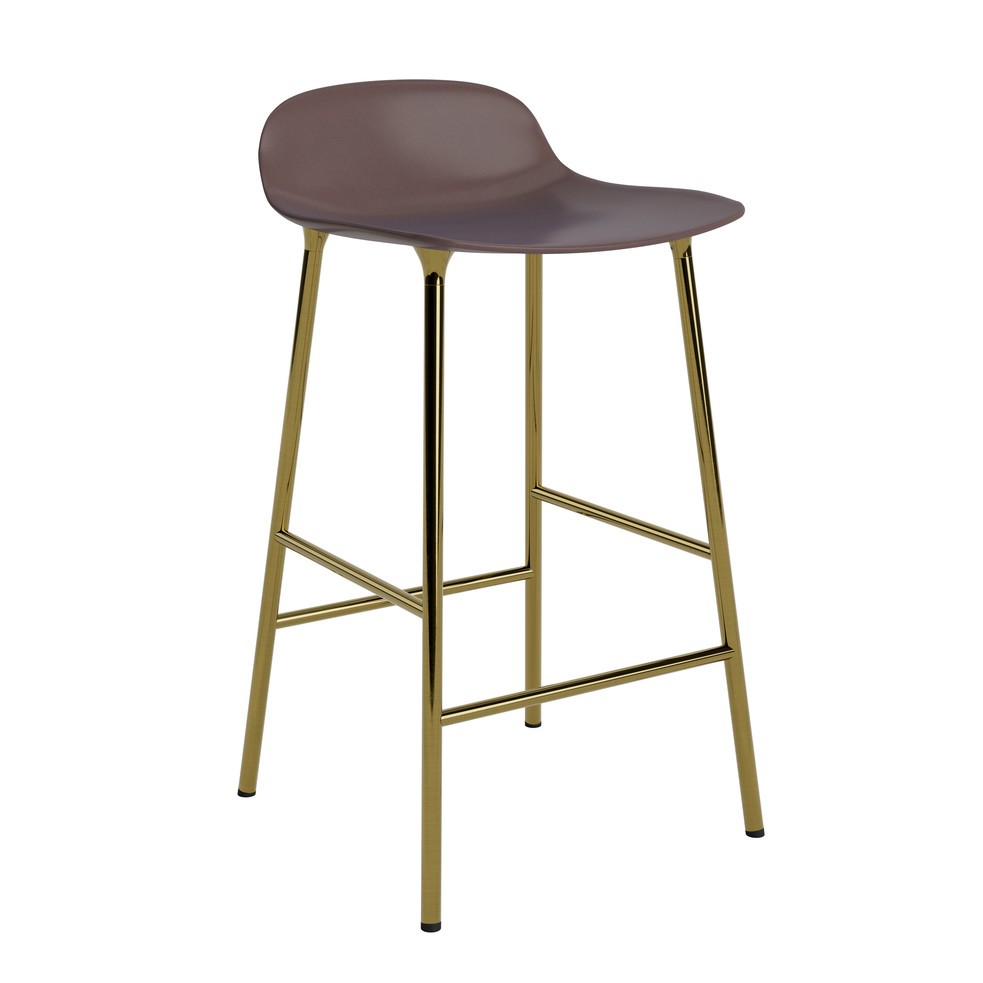 taburete-form-marron-patas-metal-65cm-17911