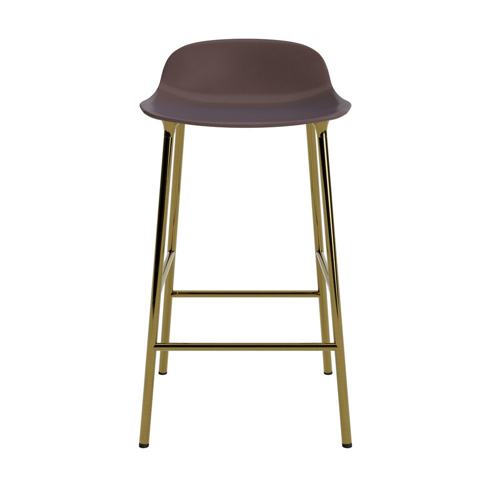 taburete-form-marron-patas-metal-65cm-17911