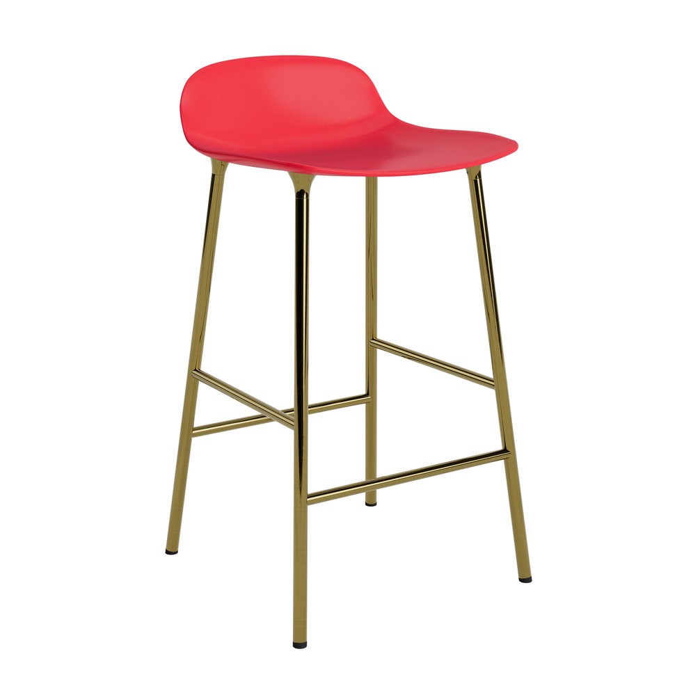 taburete-form-rojo-brillante-patas-metal-65cm-17912