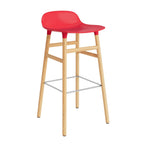 taburete-form-rojo-brillante-patas-madera-75cm-17938