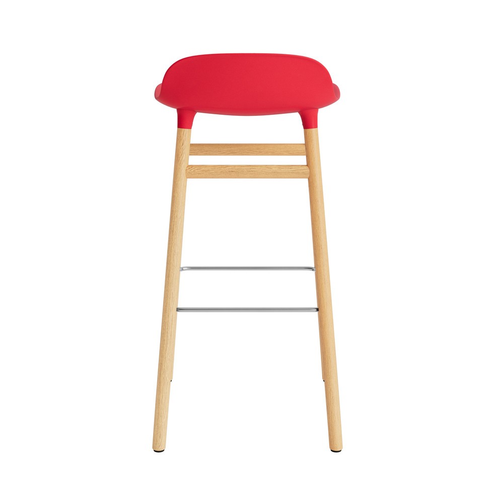 taburete-form-rojo-brillante-patas-madera-75cm-17938