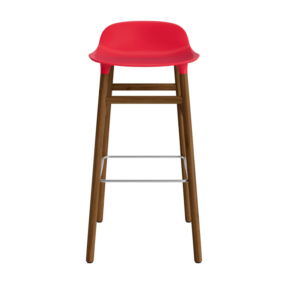 taburete-form-rojo-brillante-patas-madera-75cm-17938
