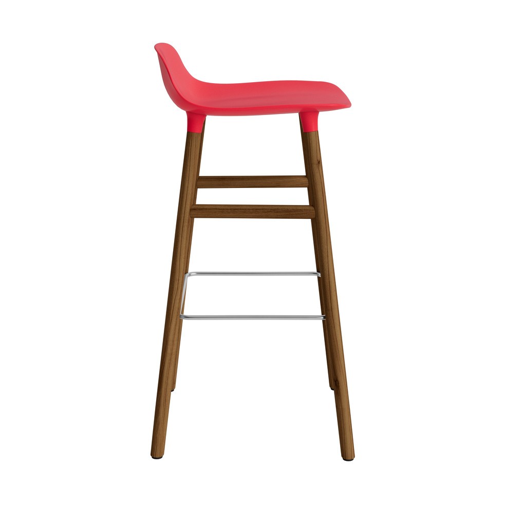 taburete-form-rojo-brillante-patas-madera-75cm-17938