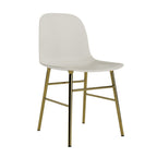 Silla Form Gris Claro Patas Metal