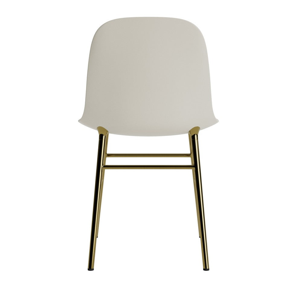 Silla Form Gris Claro Patas Metal