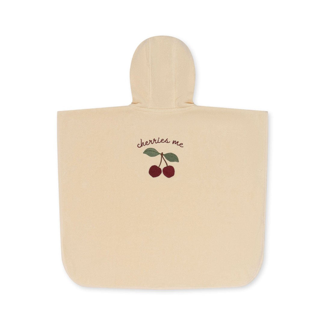 Poncho Towel | Terry Cherry Embroidery