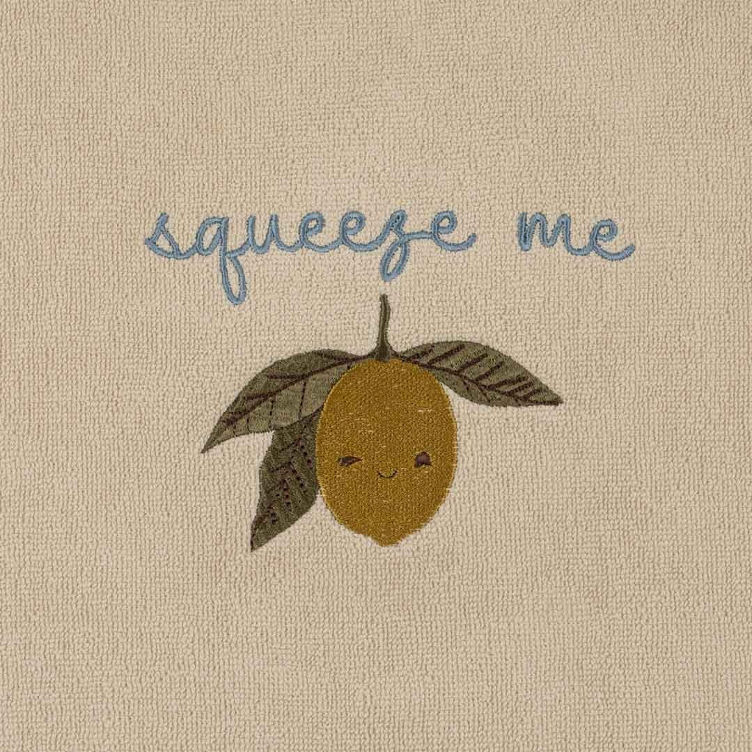 Poncho Towel | Terry Lemon Embroidery
