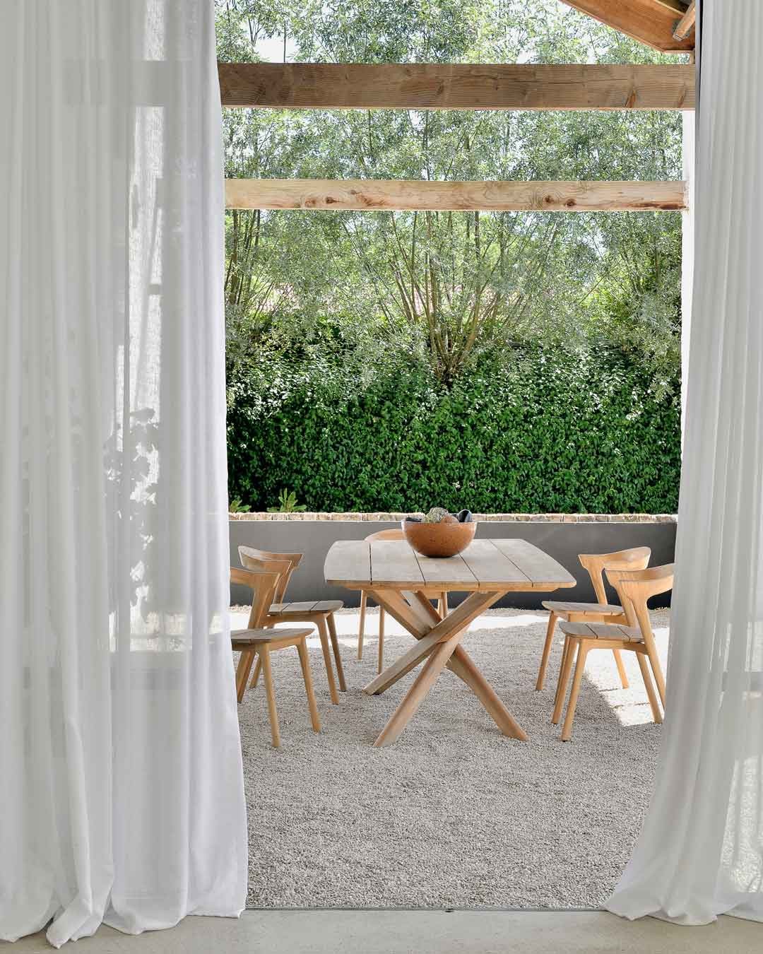 Table de jardin Mikado