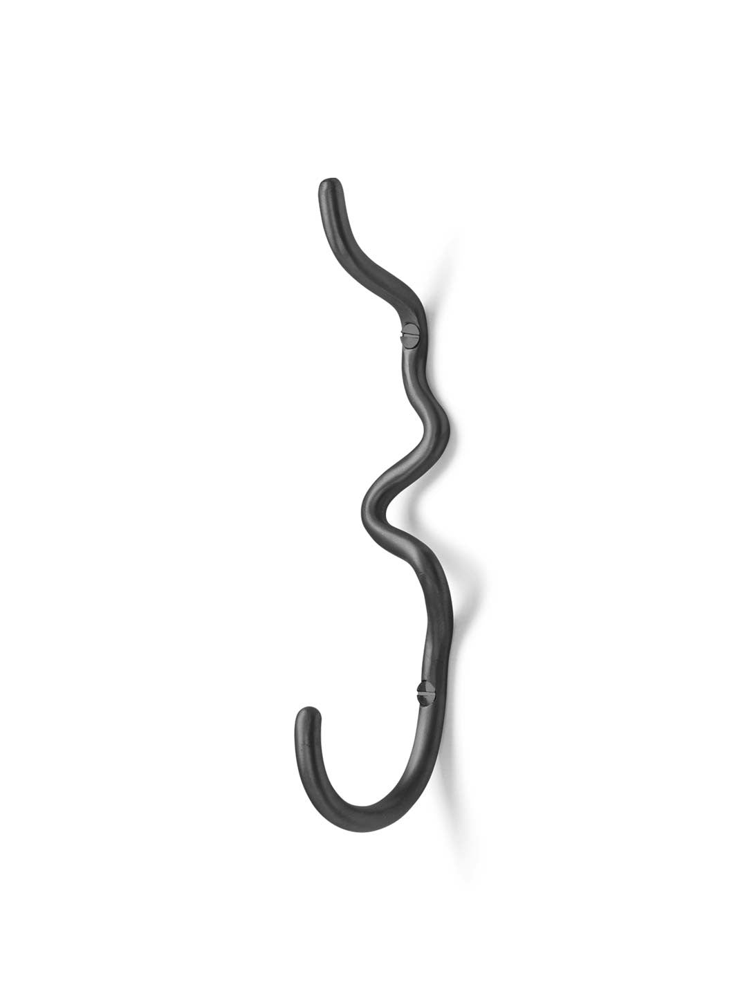 Colgador Curvature Latón Negro