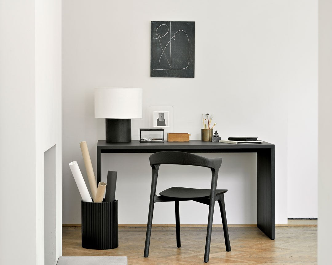 Escritorio roble negro U