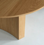 Table en chêne massif Ø120