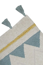 Alfombra Lavable | Vintage Blue Azteca M